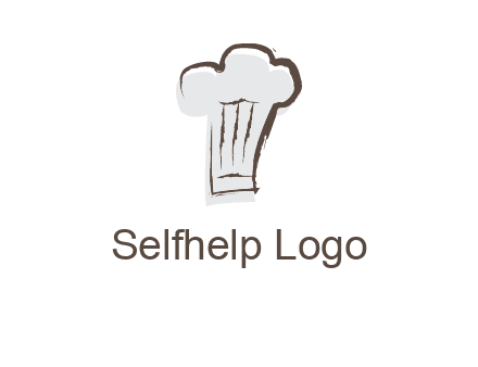 abstract chef cap icon