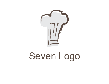 abstract chef cap icon