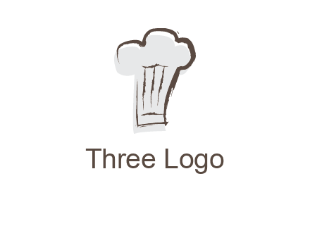 abstract chef cap icon