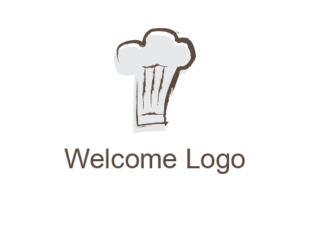 abstract chef cap icon