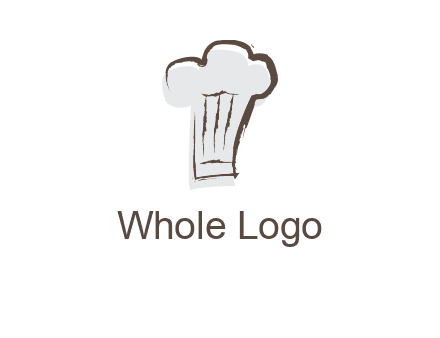 abstract chef cap icon