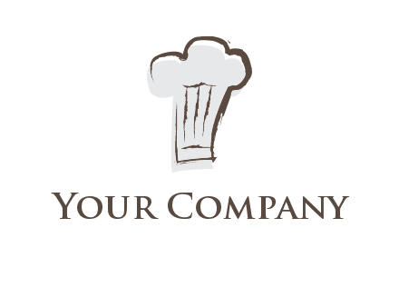 abstract chef cap icon