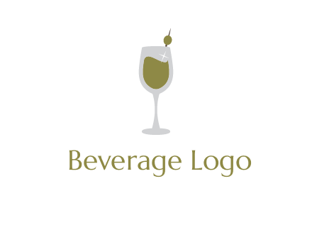 juice in glass with cherry logo