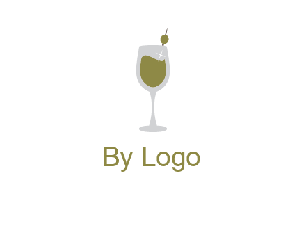 juice in glass with cherry logo