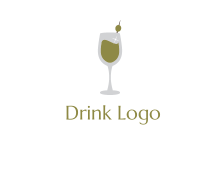 juice in glass with cherry logo