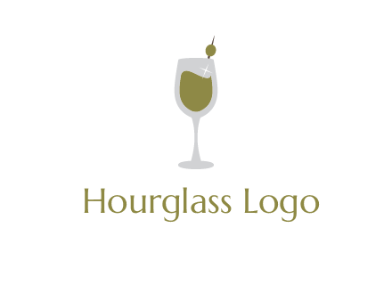 juice in glass with cherry logo