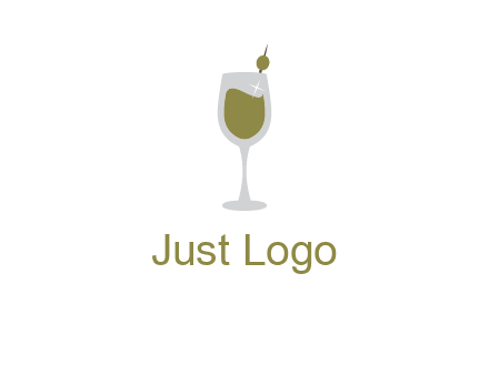 juice in glass with cherry logo