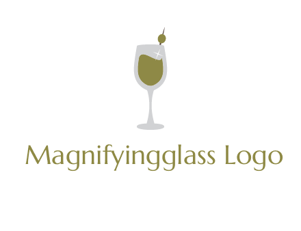 juice in glass with cherry logo