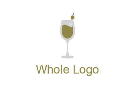 juice in glass with cherry logo