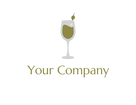 juice in glass with cherry logo