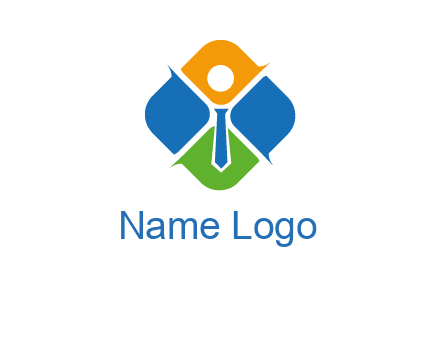 tie in squares HR logo