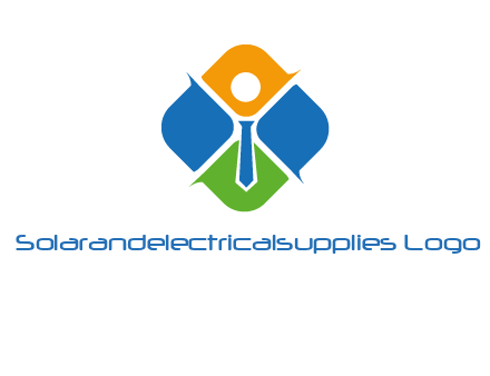 tie in squares HR logo