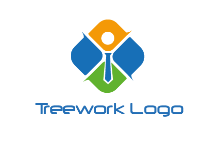 tie in squares HR logo