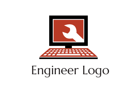 wrench in laptop logo