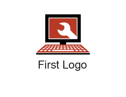 wrench in laptop logo