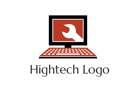 wrench in laptop logo