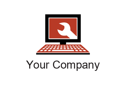wrench in laptop logo