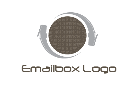 two swooshes around IT globe logo