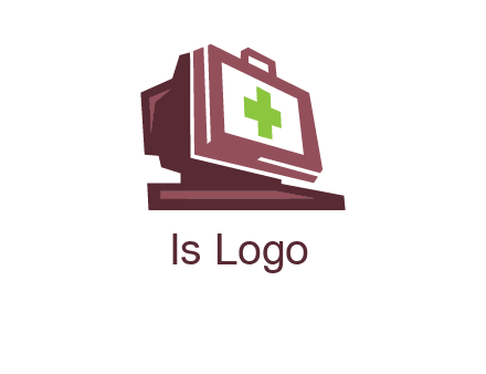 computer merged with medical beg logo