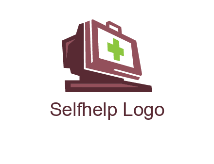 computer merged with medical beg logo