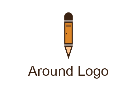 door merged with pencil logo