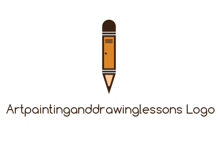 door merged with pencil logo