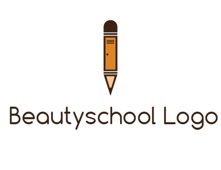 door merged with pencil logo
