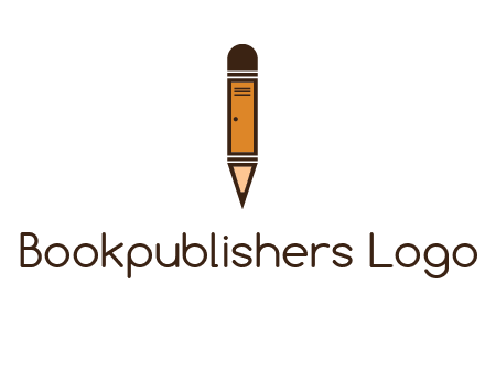 door merged with pencil logo