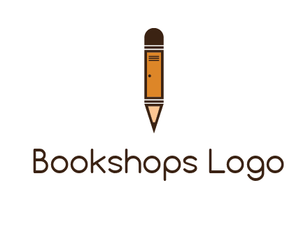 door merged with pencil logo