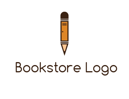 door merged with pencil logo