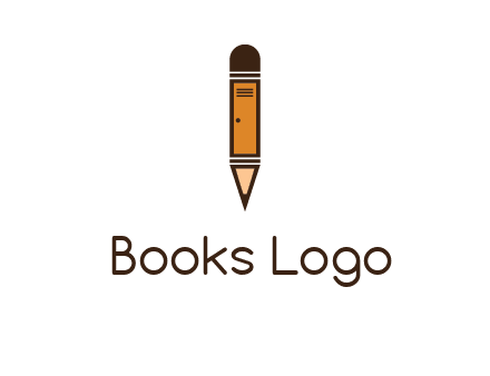 door merged with pencil logo