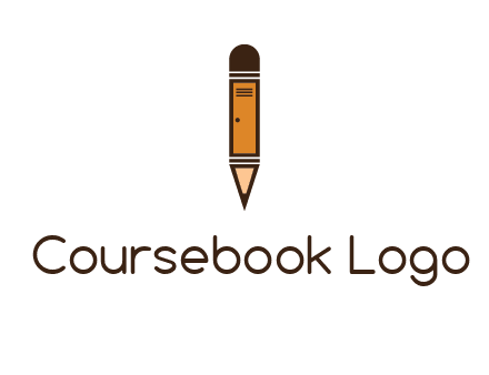 door merged with pencil logo