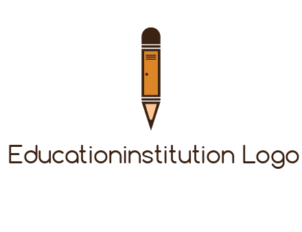 door merged with pencil logo