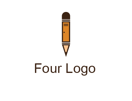 door merged with pencil logo