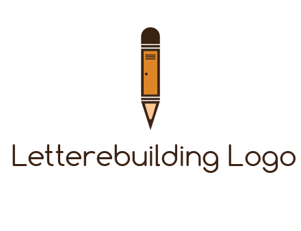 door merged with pencil logo