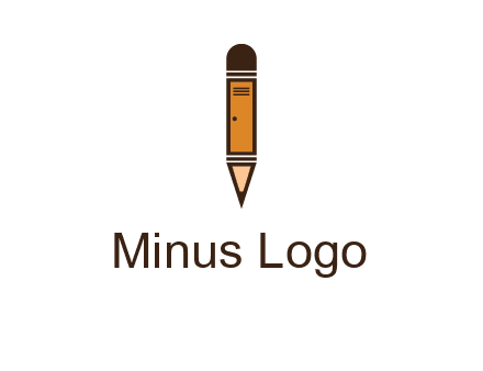door merged with pencil logo