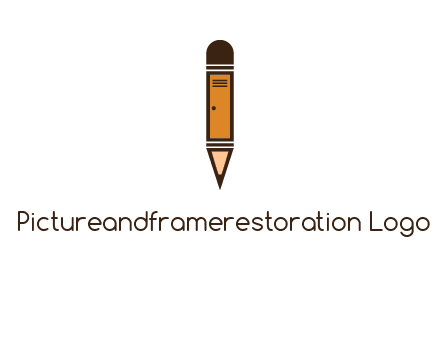 door merged with pencil logo