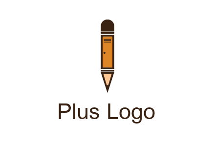 door merged with pencil logo