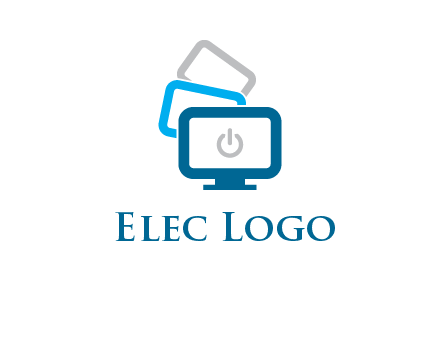 power button in monitors logo