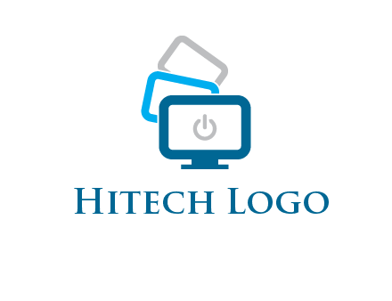 power button in monitors logo