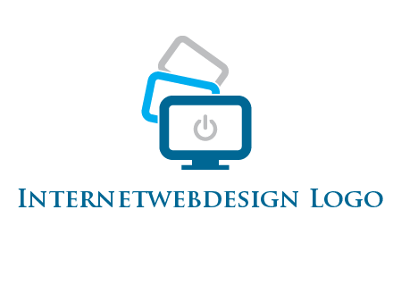 power button in monitors logo