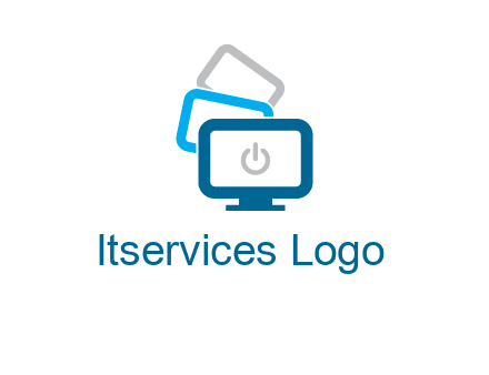 power button in monitors logo