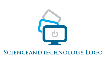 power button in monitors logo