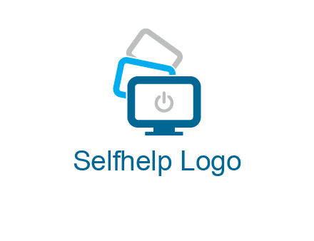 power button in monitors logo
