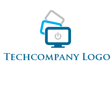 power button in monitors logo