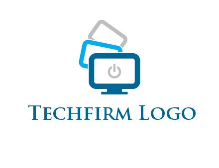 power button in monitors logo