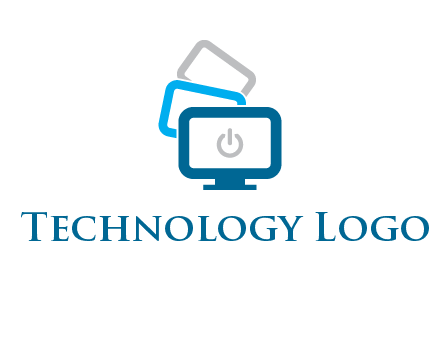 power button in monitors logo
