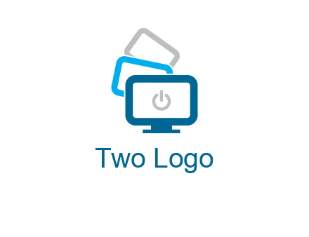 power button in monitors logo