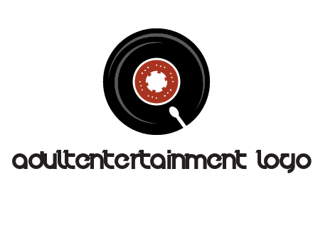music disk on player logo