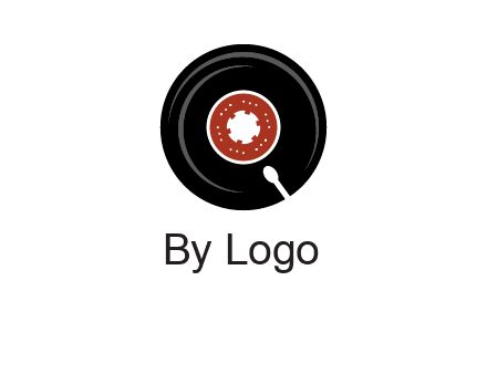 music disk on player logo
